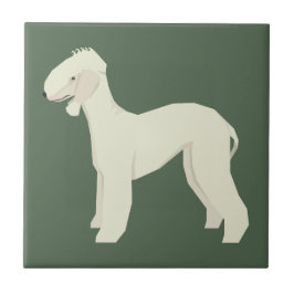 Bedlington Terrier Kakelplatta