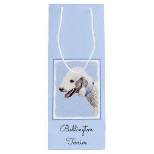 Bedlington Terrier-målning - Original Hund Art