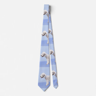 Bedlington Terrier-målning - Original Hund Art Slips