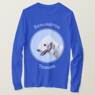 Bedlington Terrier-målning - Original Hund Art T Shirt