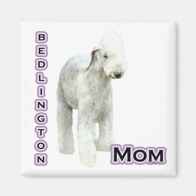 Bedlington Terrier Mamma 4 - Magnet (Framsidan)