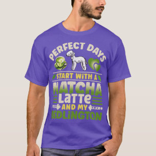 Bedlington Terrier Matcha Latte T Shirt