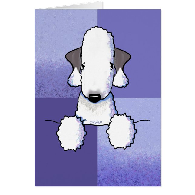 Bedlington Terrier OBS Kort (Framsidan)