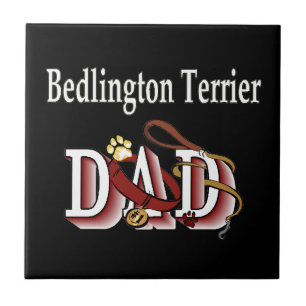 Bedlington Terrier Pappa Kakelplatta