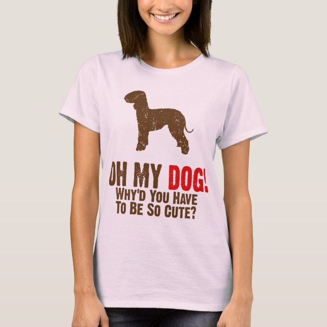 Bedlington Terrier Tee (Framsida)