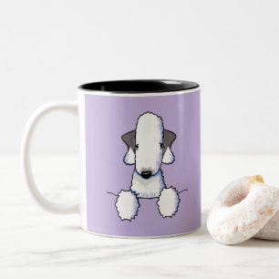 Bedlington Terrier Two-Tone Coffee Mugg