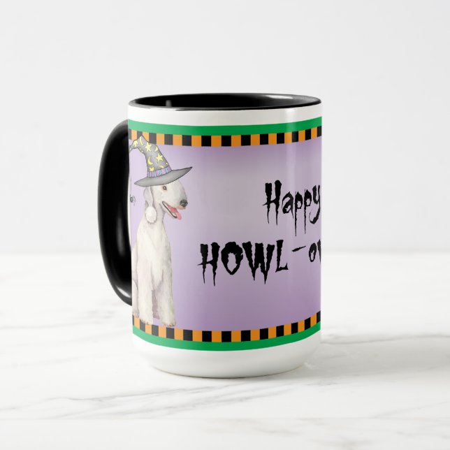 Bedlington Terrier Witch Mugg (Framsida vänster)