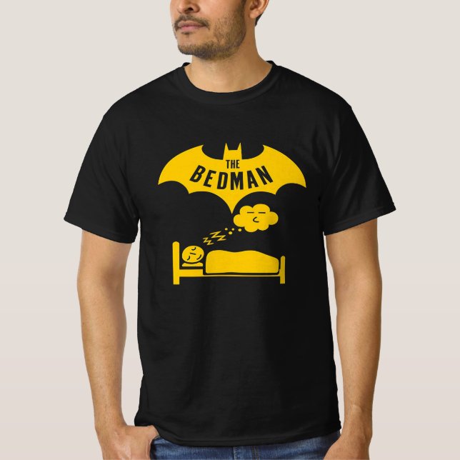 Bedman - Sömn Hero Parody Tee (Framsida)
