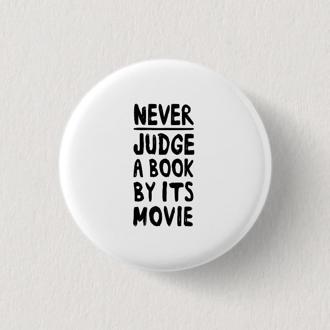 Bedöma aldrig en bok vid dess film knapp (Framsida)