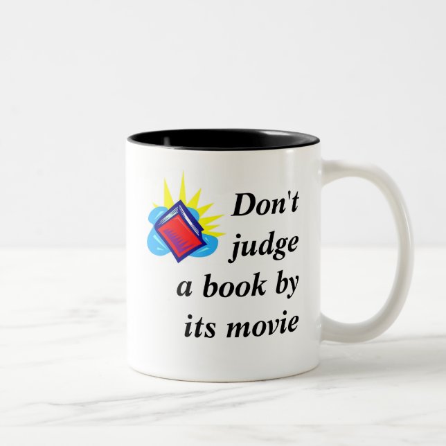 Bedöma inte en bok vid dess film Två-Tonad mugg (Höger)