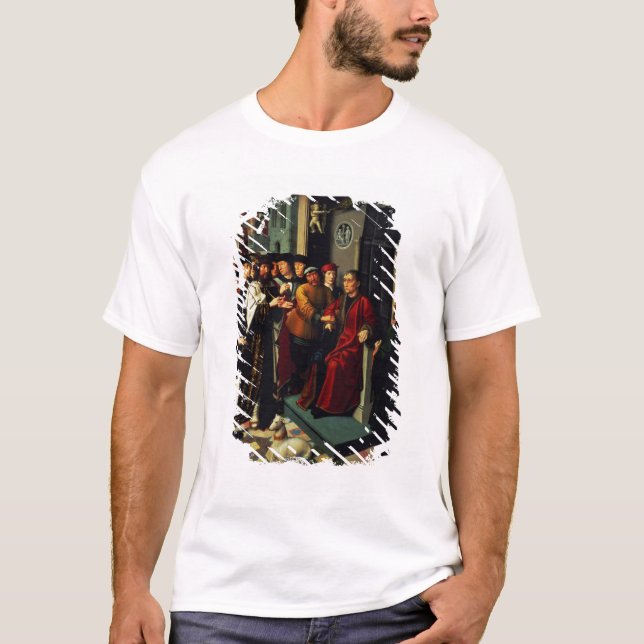 Bedömningen av Cambyses, 1498 Tee (Framsida)