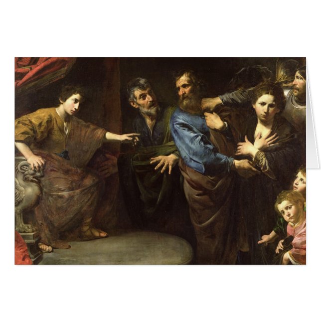 Bedömningen av Daniel Hälsningskort (Framsidan Horizontal)