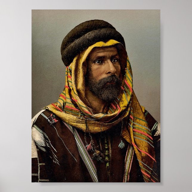 Bedouin Chief of Palmyra, Heliga Land (dvs. Tadmur Poster (Framsidan)