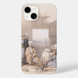 Bedouin Family vid templet Amun, Thebes, Egypten