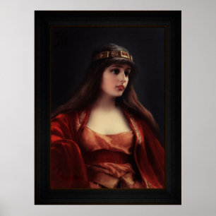 Bedouin Girl av Luis Ricardo Falero Poster