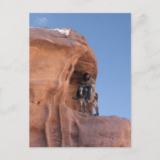 Bedouin i Petra Vykort