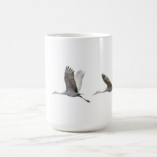 Bedöva den Sandhill kranmuggen Kaffemugg