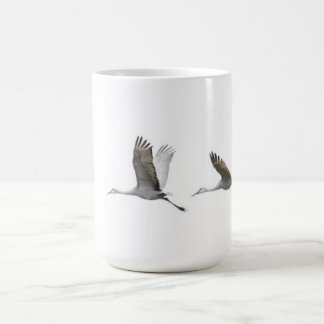 Bedöva den Sandhill kranmuggen Kaffemugg