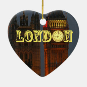 Bedöva London det Pro fotoet Julgransprydnad Keramik