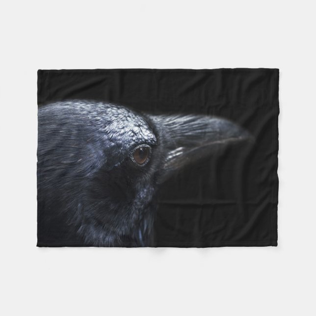 Bedöva ravens den Head filten för ullkast Fleecefilt (Framsidan (Horisontell))