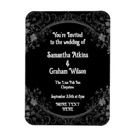 bedövande bröllop-mallar magnet