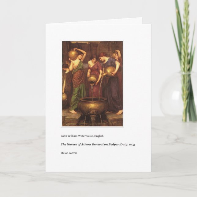 BEDPAN-TULLEN FÅR ETT BRA KORT (Framsida)