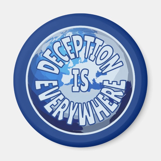 Bedrägeri är överallt magnet (Framsidan)