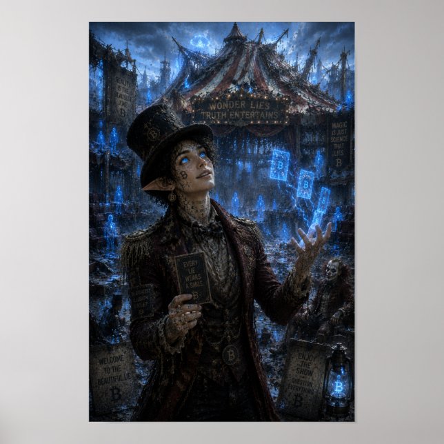Bedrägeri / Cirkusartist / Stor cirkustält Poster (Framsidan)