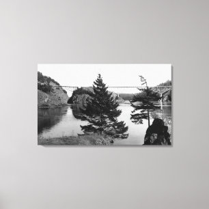 Bedrägeri passerar överbryggar, Washington Canvastryck