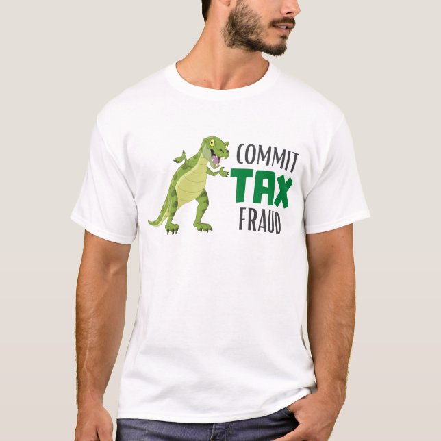 Bedrägerier i samband med skatt t shirt (Framsida)