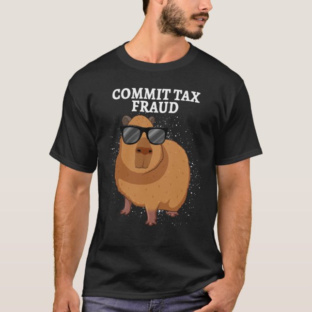 Bedrägerier mot skatt, Capybara T Shirt (Framsida)