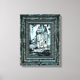 Bedrägerihus Canvastryck