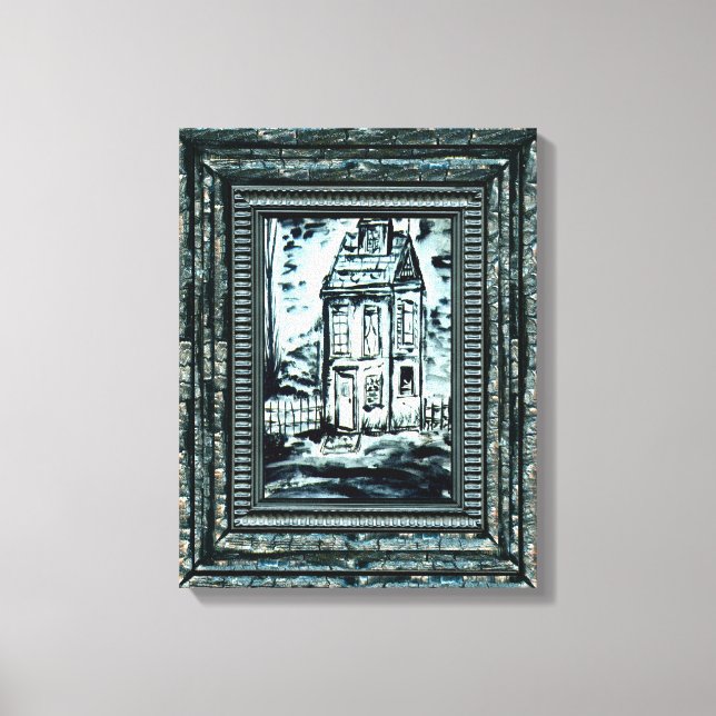 Bedrägerihus Canvastryck (Framsida)