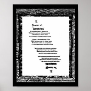 Bedrägerihus Poster