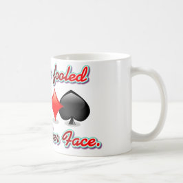 Bedras inte av mitt pokeransikte kaffemugg