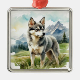 BEDRIVENDE LITEN FLUFFIG KLEE KAI HUND JULGRANSPRYDNAD METALL