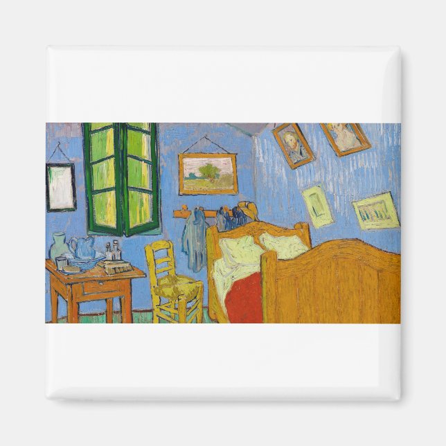 Bedroom av Vincent van Gogh Magnet (Framsidan)