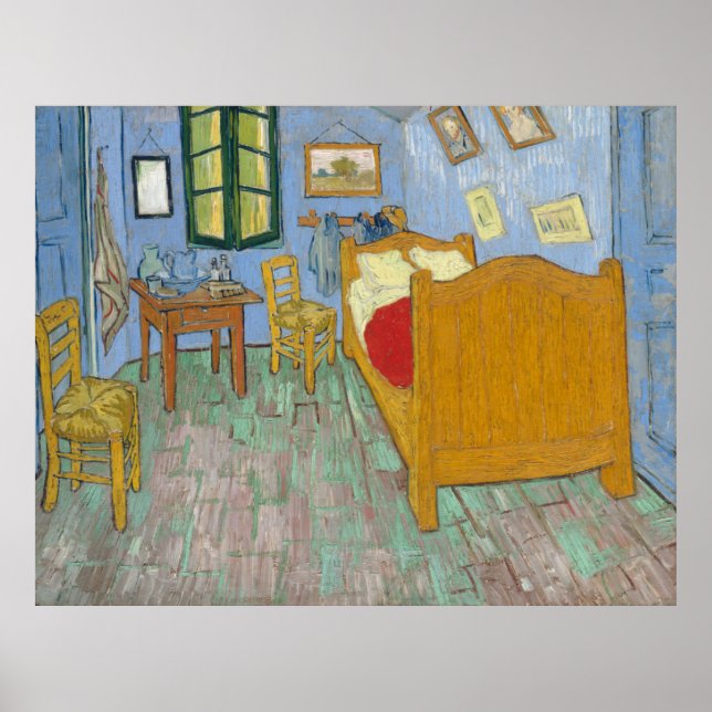 Bedroom av Vincent Van Gogh Poster (Framsidan)