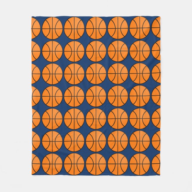 Bedroom Basketball Sports Blanket Gift Fleecefilt (Framsidan)