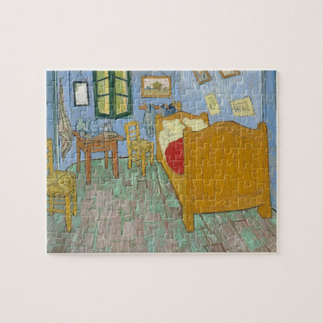 Bedroom by Van Gogh Pussel (Horisontell)