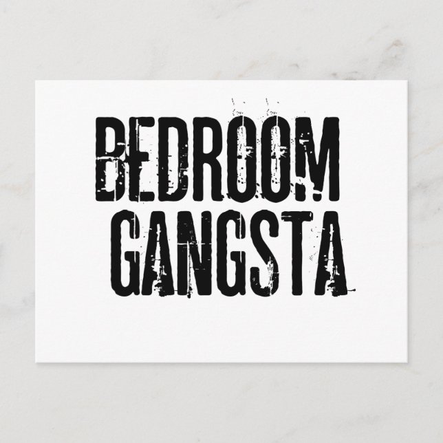 Bedroom Gangsta Vykort (Framsida)
