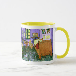 Bedroom in Arles (F483) Van Gogh Fine Art Mugg