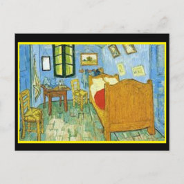 Bedroom in Arles, Van Gogh. Vykort