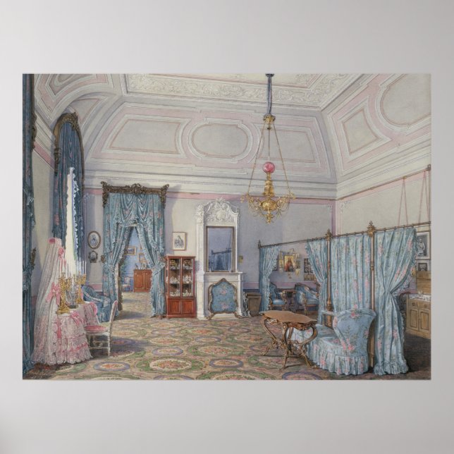 Bedroom of Grand Princess Maria Alexandrovna Poster (Framsidan)