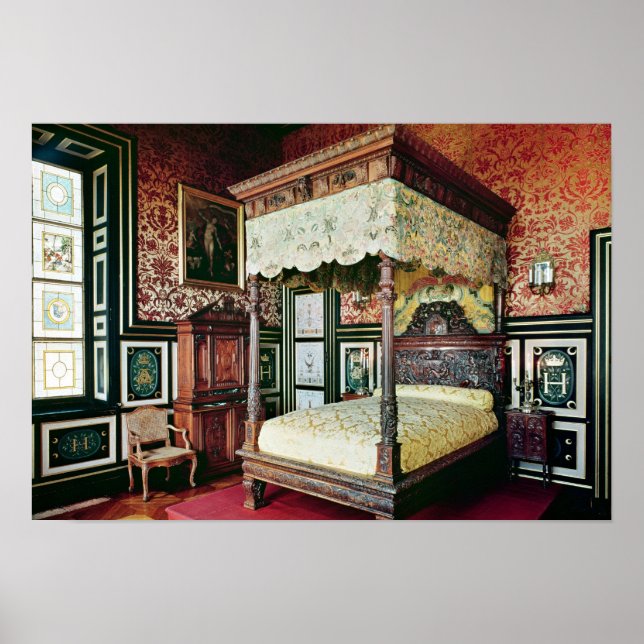 Bedroom of Henri II and Diane de Poitiers Poster (Framsidan)
