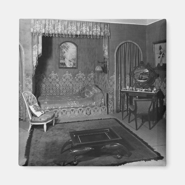 Bedroom tillhörande Jeanne Lanvin c.1920-25 Magnet (Framsidan)