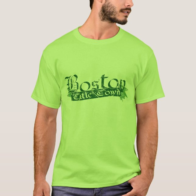 Bedrövad Boston titelTown Tröja (Framsida)