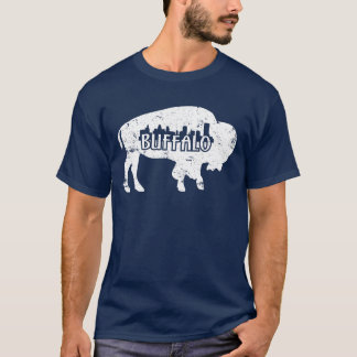 Bedrövad buffelNy horisont T Shirt