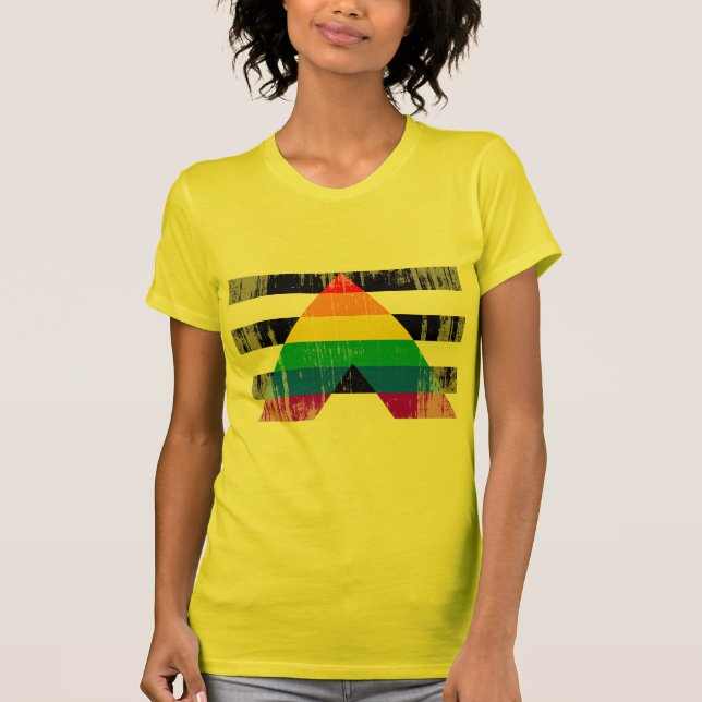 BEDRÖVAD BUNDSFÖRVANTFLAGGA TEE SHIRT (Framsida)