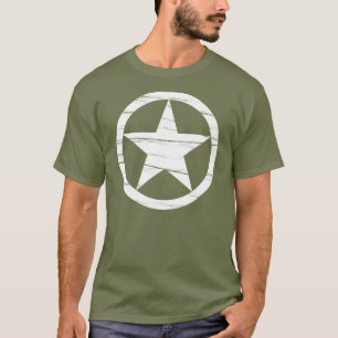 Bedrövad Sherman tankskjorta T-shirt